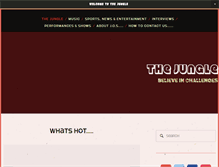 Tablet Screenshot of jungleofsounds.com